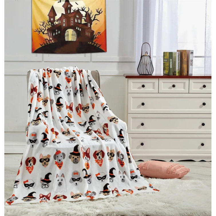 Halloween throw online blankets